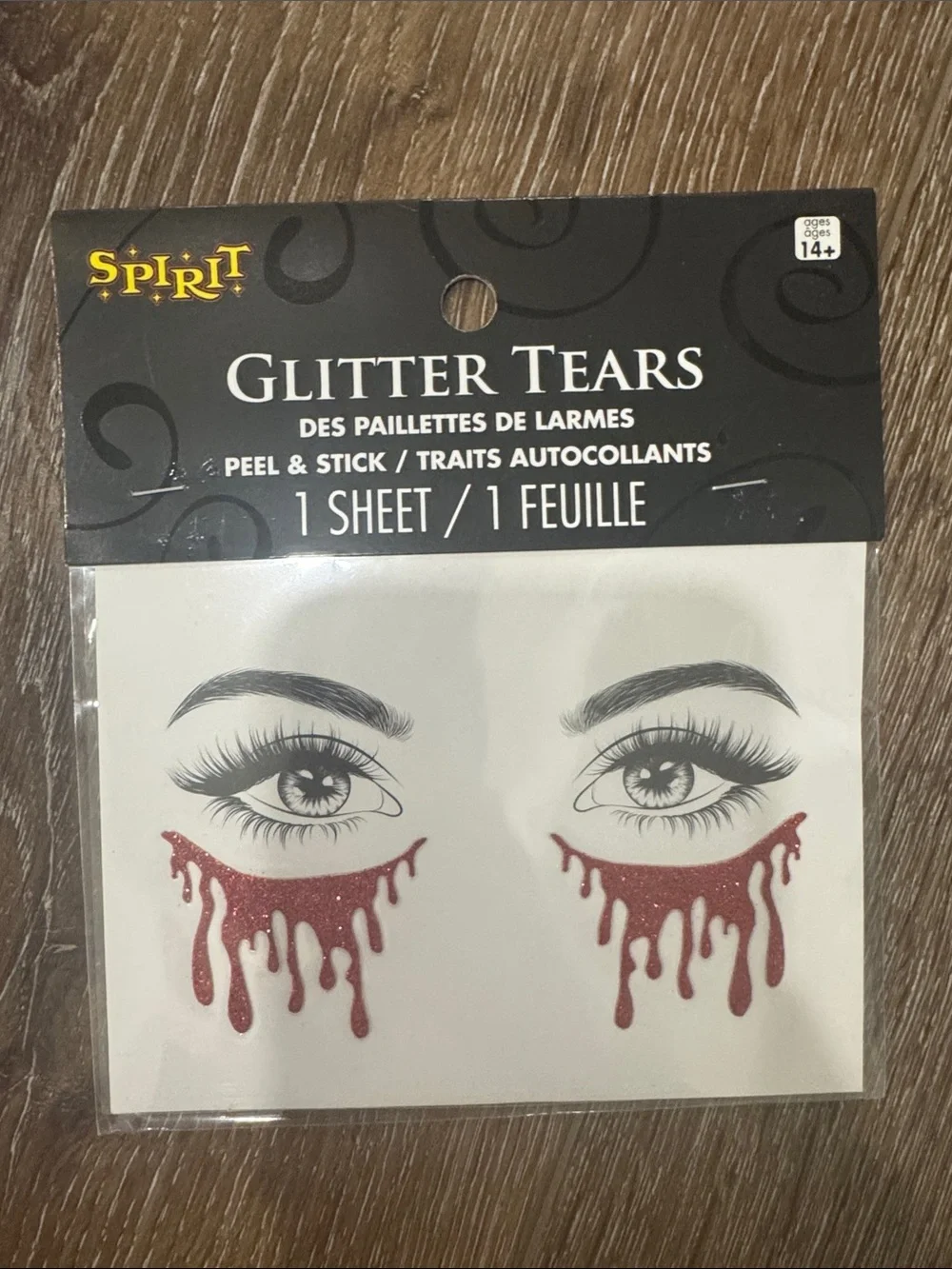 NWT - Spirit Halloween Face Decals & Theatrical Makeup Bundle